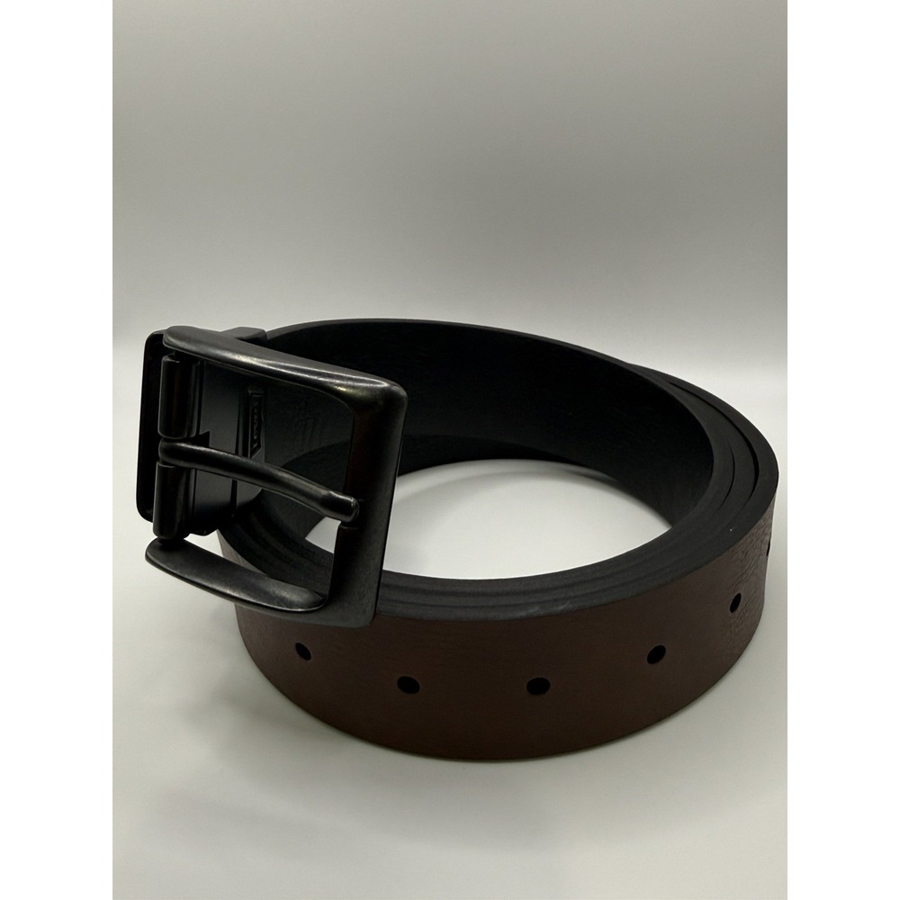 Mens Levis 42-44 Black Brown Leather Belt 11LV120002 Reversible Men's Levi's